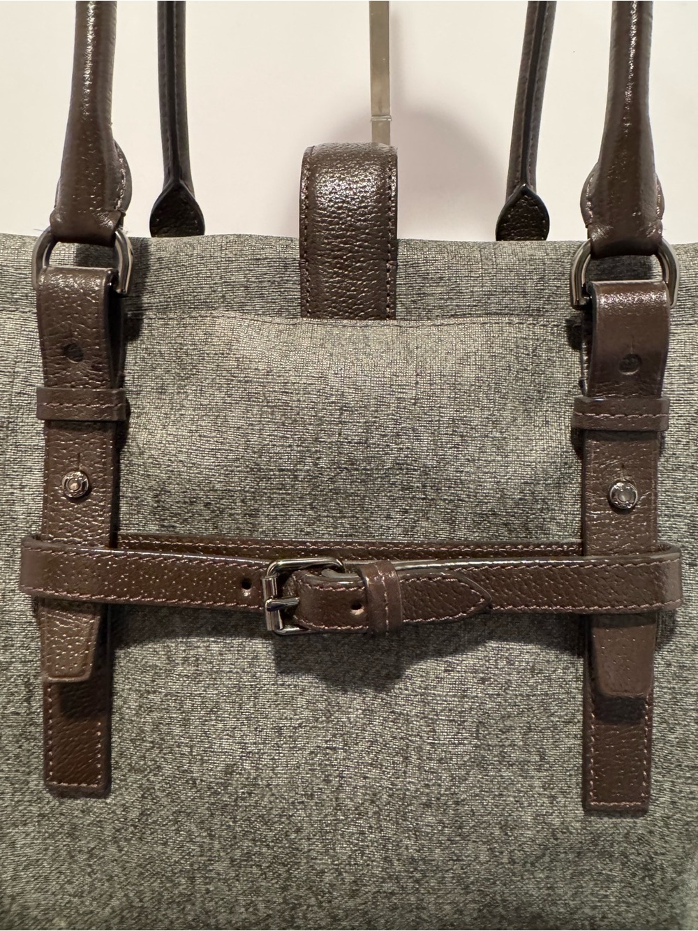 Tumi Lockable Villa Turin Shopper Laptop Travel Bag Tote - Picture 4 of 13